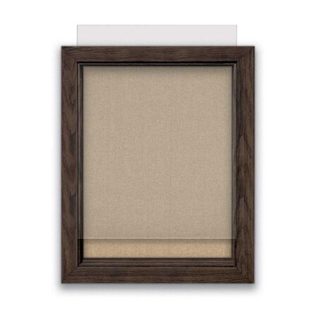 United Visual Products Indoor Enclosed Combo Board, 72"x36", Gold Frame/Blue & Cobalt UVCB7236G-BLUE-COBACC
